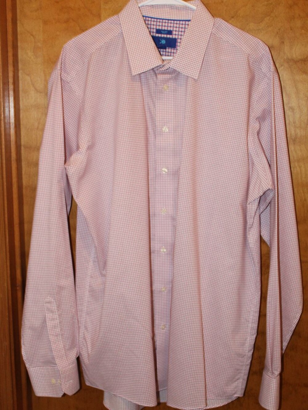 Egara Mens Size 2XLT Paid Long Sleeve Red/White Shirt #98
